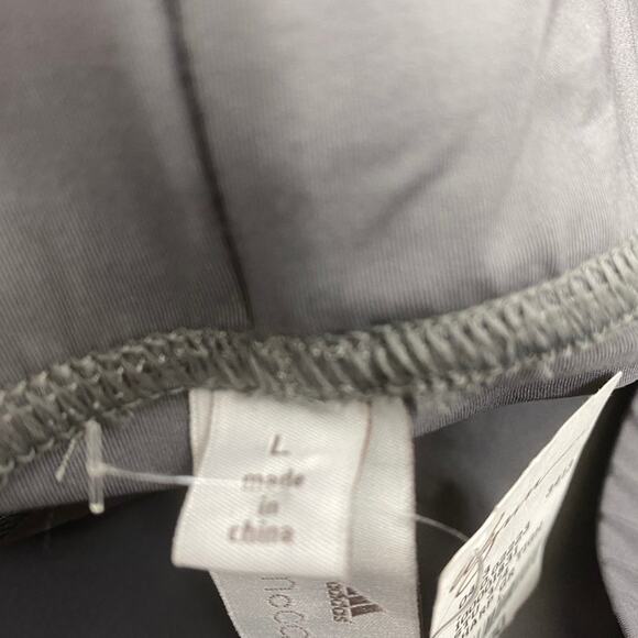 Adidas Stella McCartney Capri Pants Sport Large Workout Yoga Pant Grey Gray  L - Picture 7 of 11